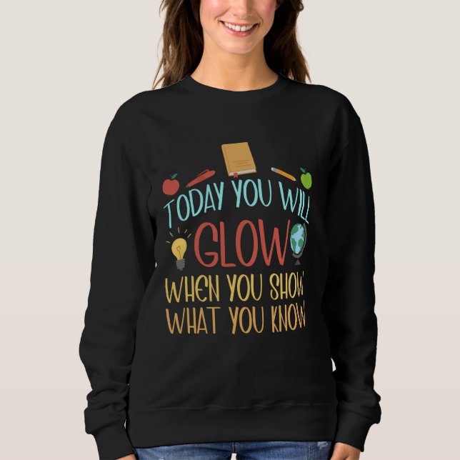I dag kommer du att få ut kvinnor t shirt (Framsida)