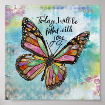 I dag kommer jag att vara full av Joy Poster