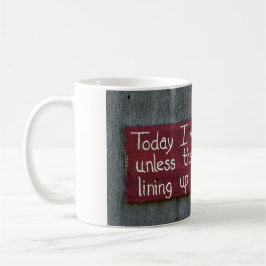"I dag kommer jag inte att oroa mig" - signatur Kaffemugg