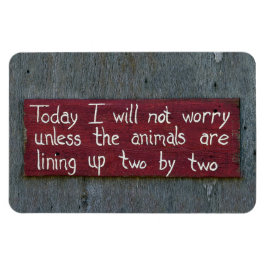 "I dag kommer jag inte att oroa mig" - signatur Magnet