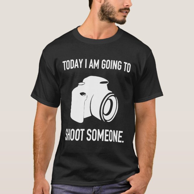 I dag ska jag fotografera människor t shirt (Framsida)