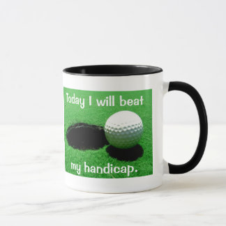 I dag ska jag takten min handikappgolfspel mugg