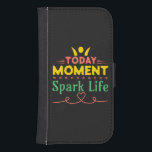 I dag, Spark Life Galaxy S4 Plånbok<br><div class="desc">Bortom former: I dag,  i dag,  Spark Life,  finns positiva budskap med glatta människor,  snöflingor,  och själva kärnan i livet med kärlek,  och nuet omges av en framtid som drivs av kärlek och en positiv inställning.</div>