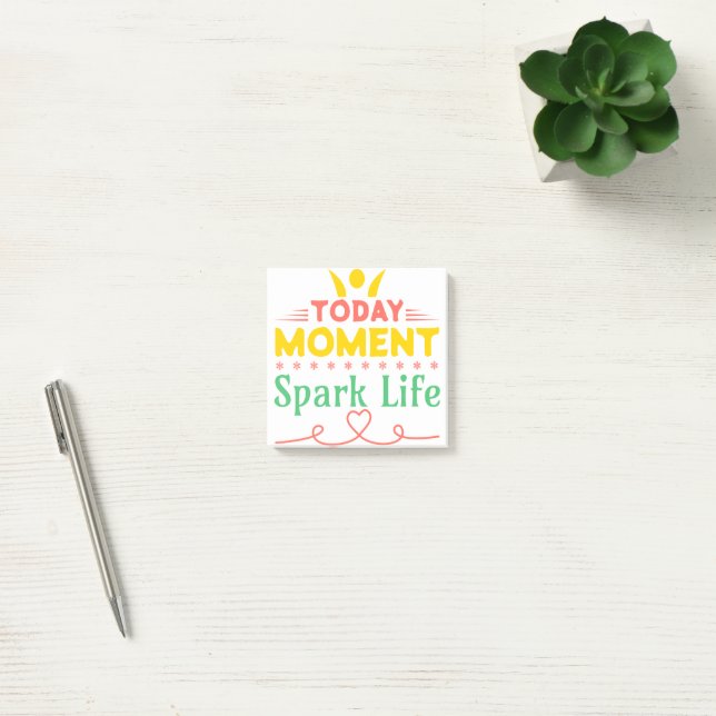 I dag, Spark Life Post-it Block (Kontor)