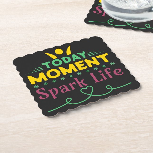 I dag, Spark Life Underlägg Papper (Vinklad)