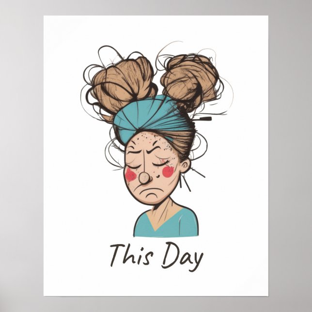 I dag | Svår tid Poster (Framsidan)