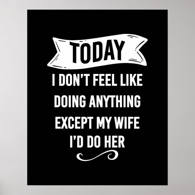 I dag tycker jag inte om att göra något förutom mi poster (Framsidan)