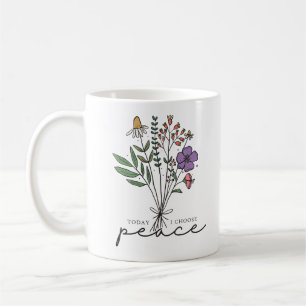 I dag väljer jag fred kaffemugg