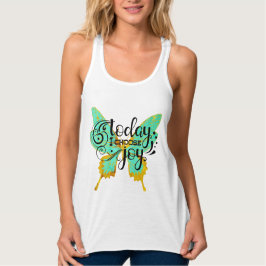 I dag väljer jag Joy Tanktop Linne Med Racerback
