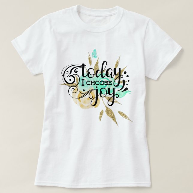 I dag väljer jag Joy Tanktop T Shirt (Design framsida)