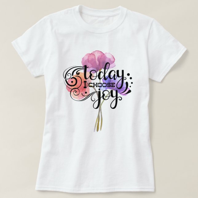 I dag väljer jag Joy Tanktop T Shirt (Design framsida)
