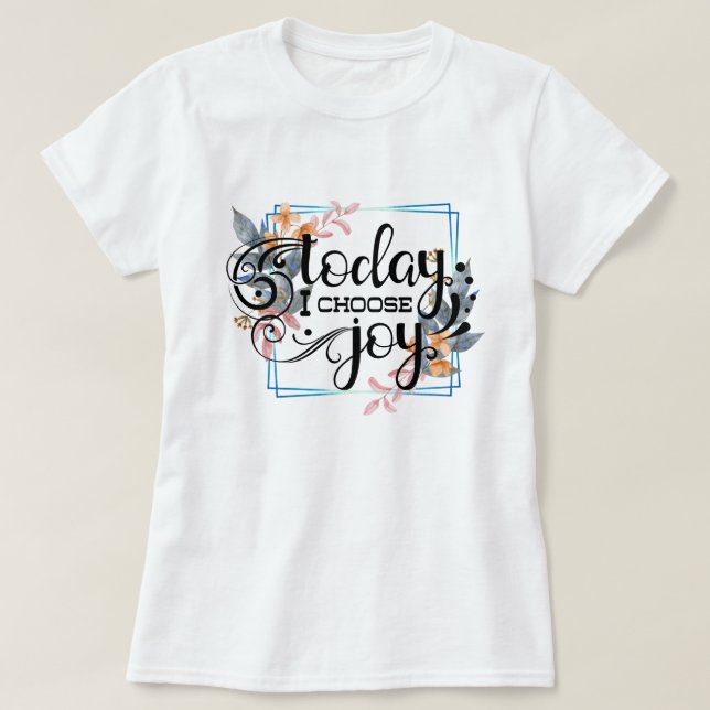 I dag väljer jag Joy Tanktop T Shirt (Design framsida)
