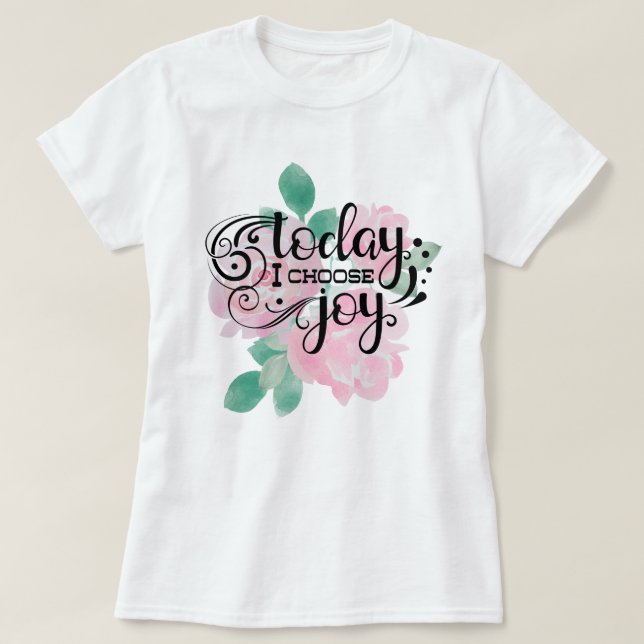 I dag väljer jag Joy Tanktop T Shirt (Design framsida)