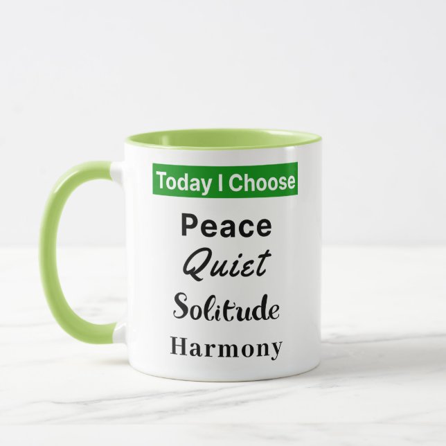 I dag väljer jag - kombinationsfält mugg (Vänster)