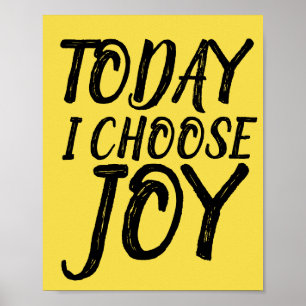 I DAG VÄLJER JAG Poster JY Motivational