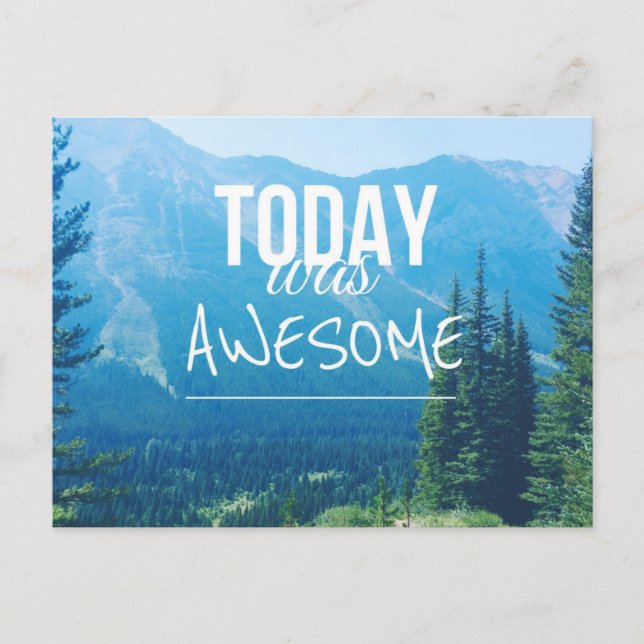 I dag var Fantastisk Vykort (Framsida)