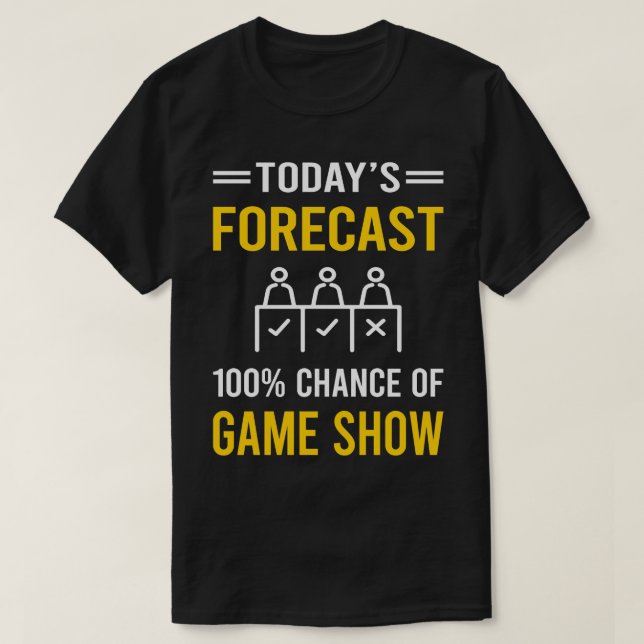 I dagens prognosspel visas TV-show T Shirt (Design framsida)