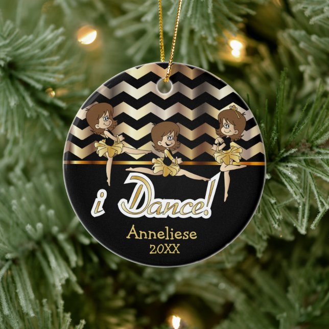 i Dance - Ballerina Girls Ceramic Ornament (Träd)