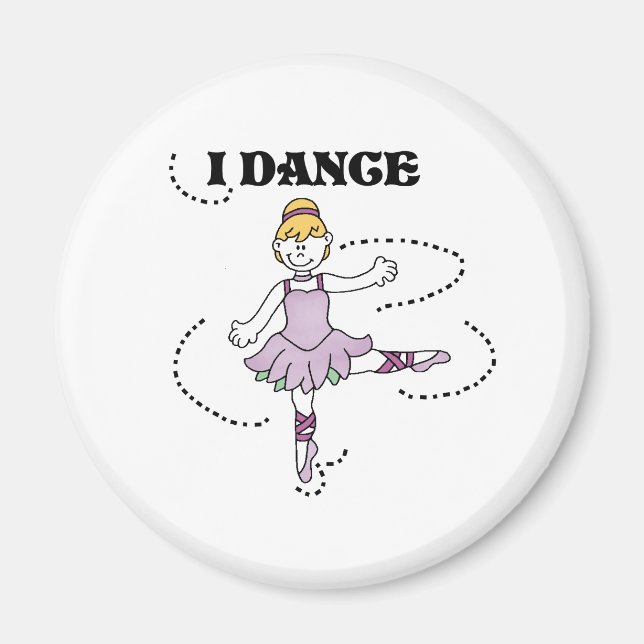 I Dance Ballerina Magnet (Framsidan)