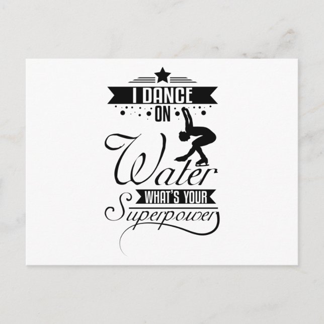 I Dance på Vatten Vykort (Framsida)