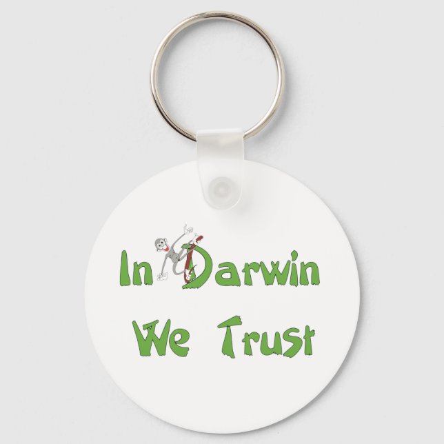 I Darwin We Trust Nyckelring (Framsida)