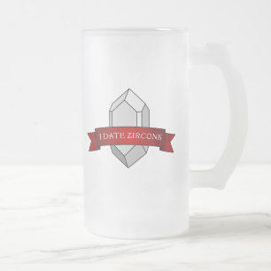 I Date Zircons Banner Frostat Ölglas