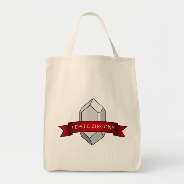 I Date Zircons Banner - Geology Tygkasse (Framsidan)