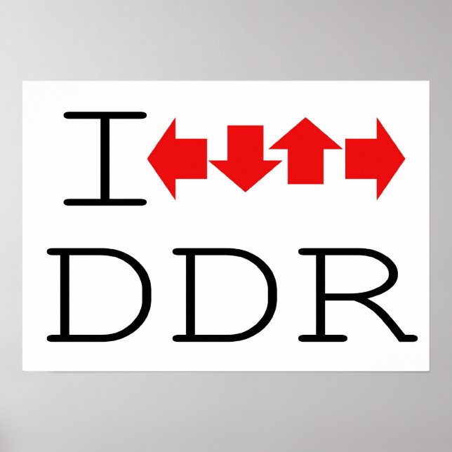 I DDR POSTER (Framsidan)