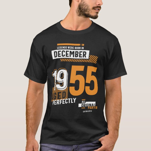 I december 1955 föddes 66:e födelsetalen. t shirt (Framsida)