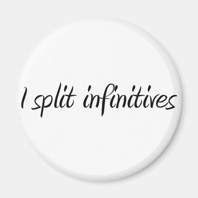 I Dela Infinitives Magnet (Framsidan)