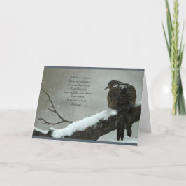 I den bleka mitt--vinter julkortet helgkort