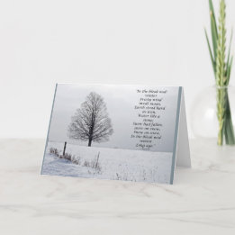 I den bleka mitt- vinterjulkortet helgkort