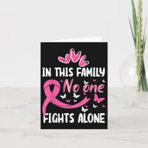 I den här familjen Fight Ensam Breast Cancer Aware Kort