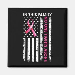 I den här familjen Fight Ensam Breast Cancer Aware Magnet