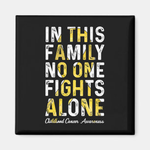 I Den Här Familjen Kämpar Ingen Ensam Barncancer Magnet