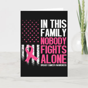 I Den Här Familjen Kämpar Ingen Ensam Bröstcancer Kort