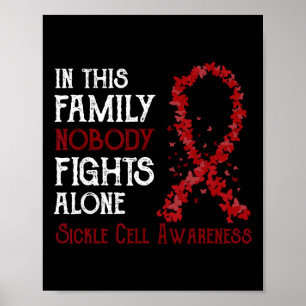 I den här familjen kämpar ingen mot Ensam Sickle C Poster
