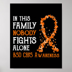 I den här familjen kämpar ingen mot RSD CRPS-Ensam Poster