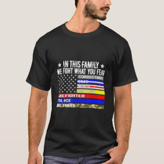 I Den Här Familjen Kämpar Vi - Du Fruktar Oss Tunn T Shirt