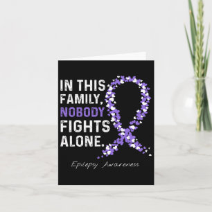 I denna familj kämpar ingen mot epilepsimedvetande kort