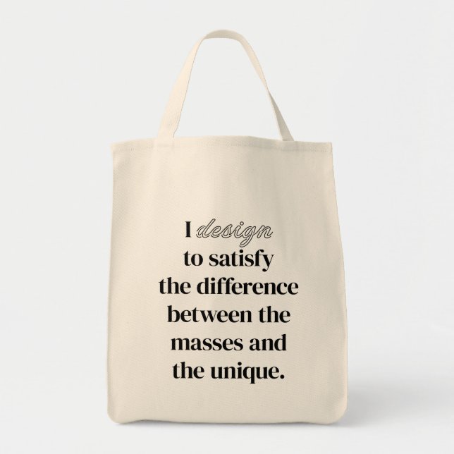 I Design Livsmedel Tote Bag Tygkasse (Framsidan)