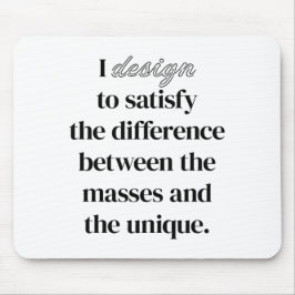 I Design Mouse Pad Musmatta