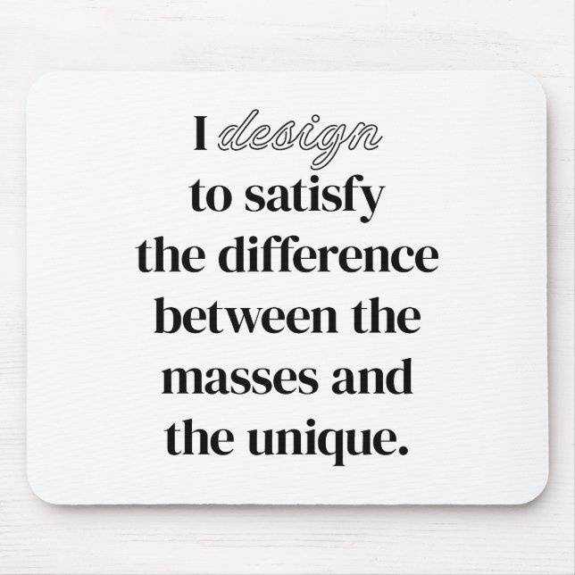 I Design Mouse Pad Musmatta (Framsidan)