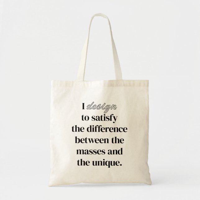 I Design Tote Bag Tygkasse (Framsidan)