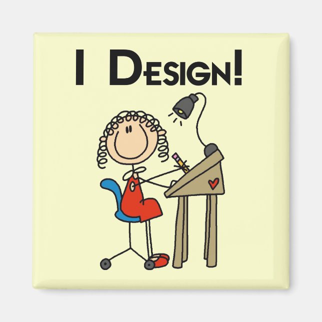 I Design Tshirts och presenter Magnet (Framsidan)