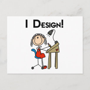 I Design Tshirts och presenter Vykort