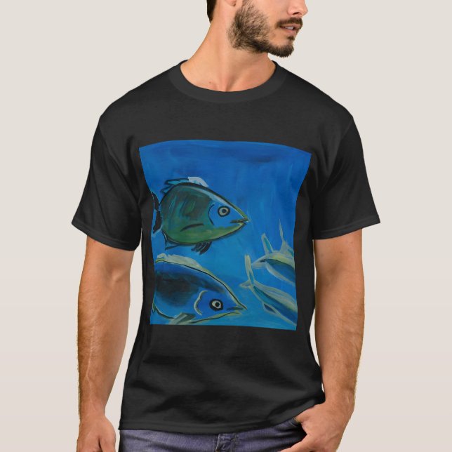 I det blå t shirt (Framsida)