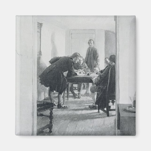 I det gamla Raleigh Tavern Magnet (Framsidan)