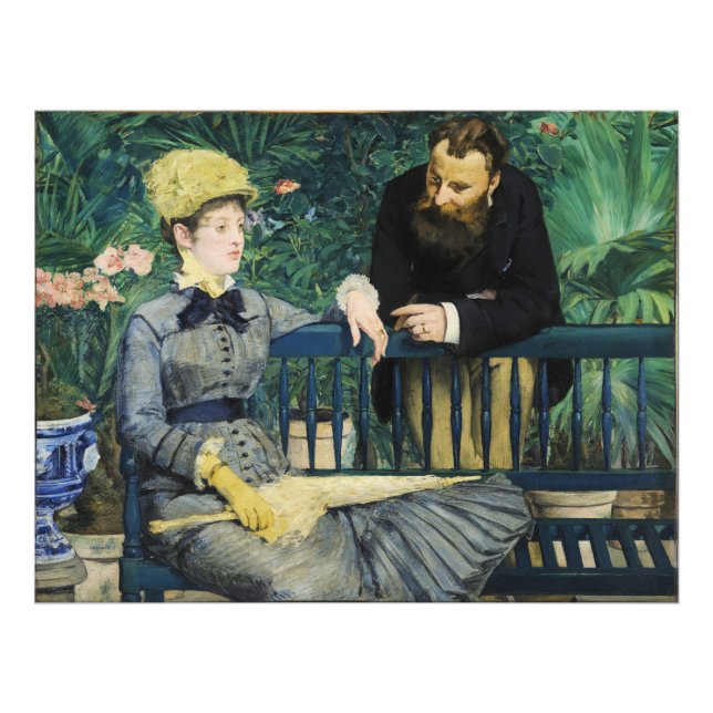 I det konservativa av Edouard Manet 1879 Fototryck (Framsidan)