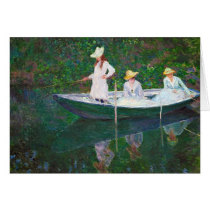 I det norska fartyget på Giverny Claude Monet OBS Kort